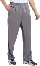 
                        
                          गैलरी व्यूवर में इमेज लोड करें, Duuluup Mens Jogger Sweatpants with Pockets Open Bottom Elastic Waist Workout Pants for Training Track Running - JOY2ESpree
                        
                      