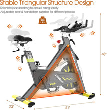 
                        
                          Cargar imagen en el visor de la galería, pooboo Indoor Exercise Bike Commercial Stationary Bike Belt Drive Indoor Cycling Bike - JOY2ESpree
                        
                      