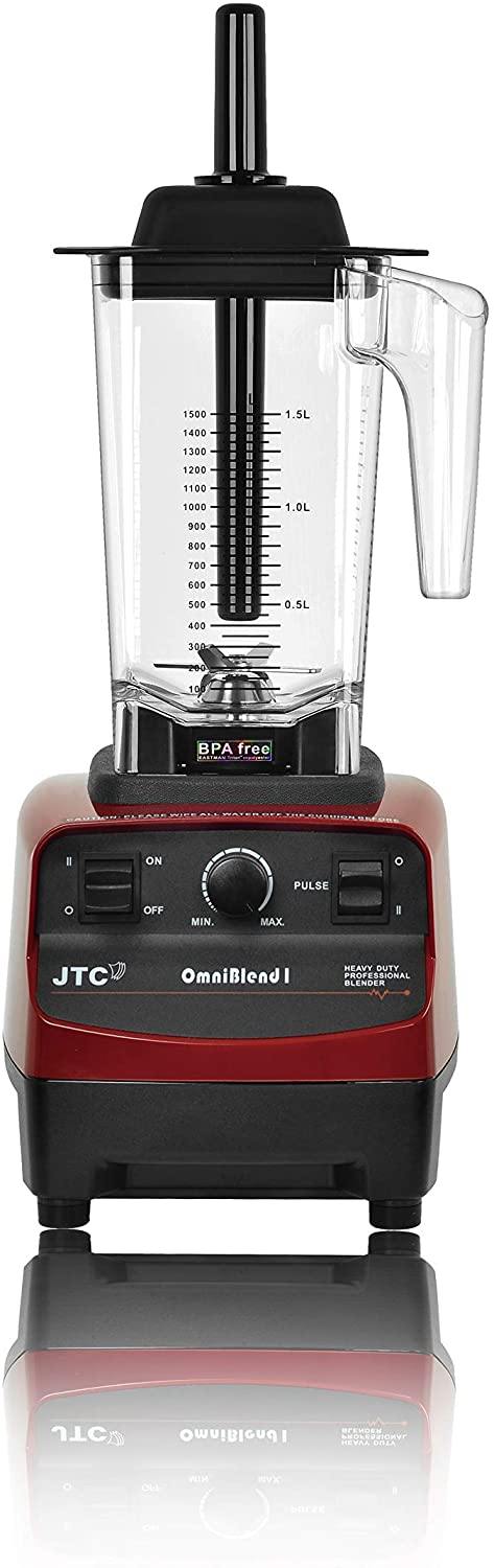 OmniBlend I Commercial Blender for Smoothies, Heavy Duty Variable Speed & Pulse - JOY2ESpree