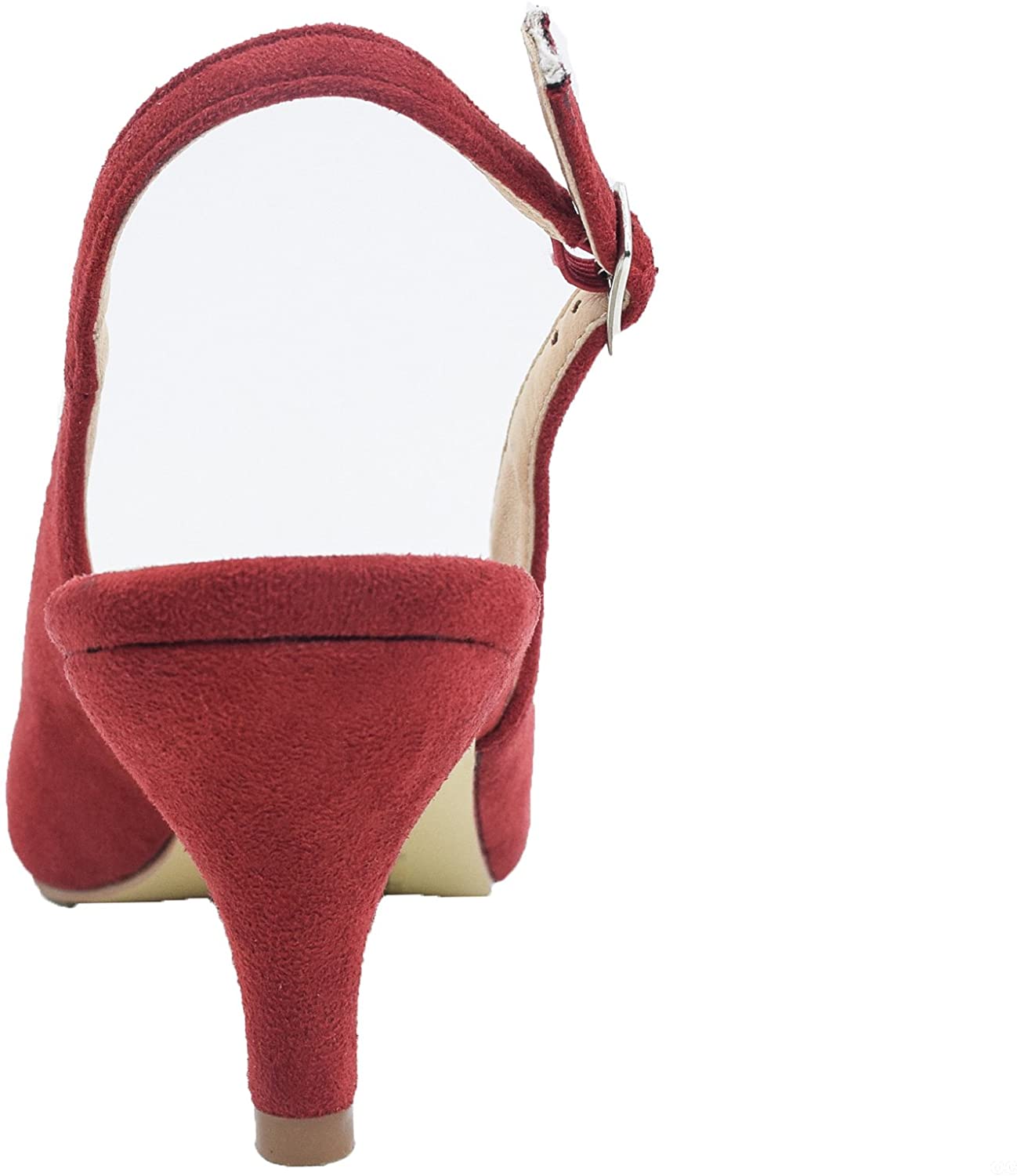Greatonu Womens Slingback Dress Pump
