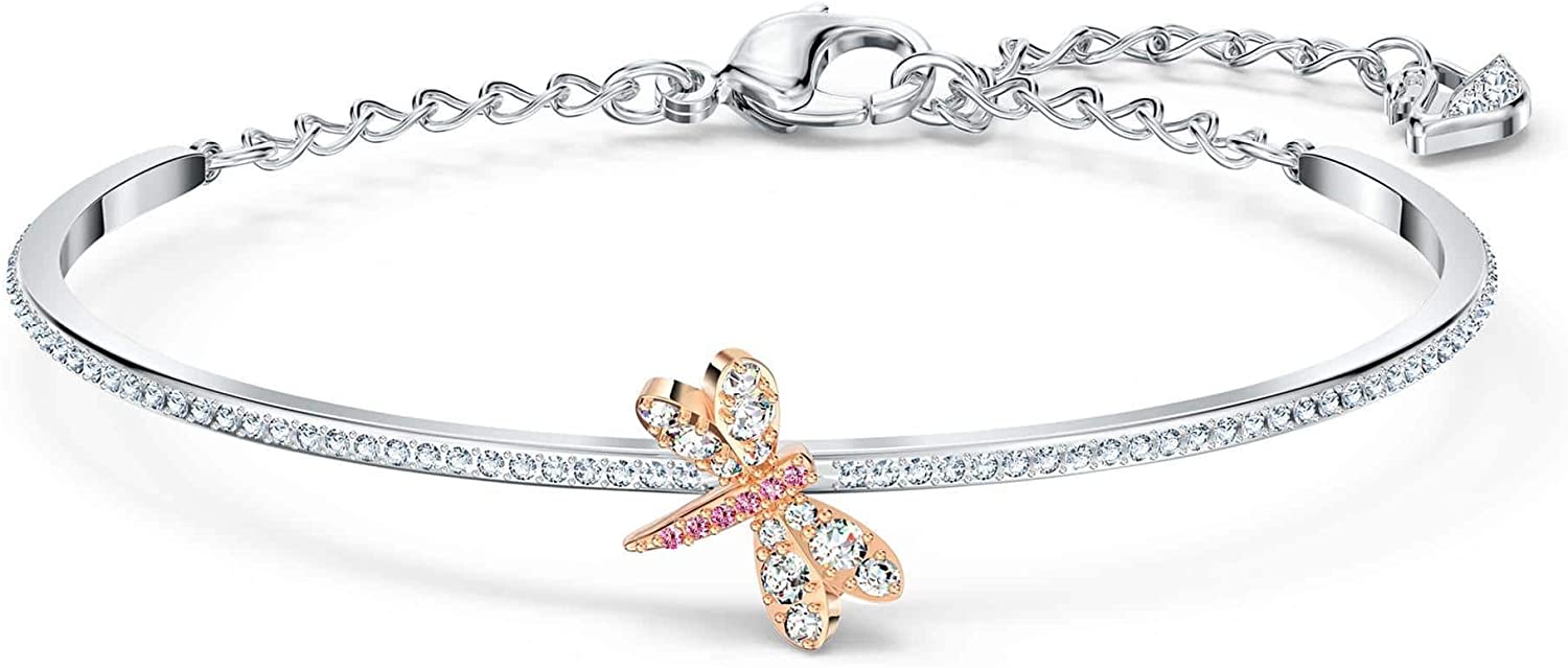SWAROVSKI Women's Eternal Flower Jewelry Collection, Yellow Crystals, Clear Crystals - JOY2ESpree
