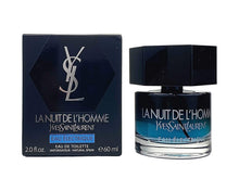 
                        
                          Load image into Gallery viewer, Yves Saint Laurent La Nuit De L'homme Eau Electrique for Men By Eau De Toilette Spray 2.0 Ounce / 60 Ml, 2 Fl Ounce
                        
                      