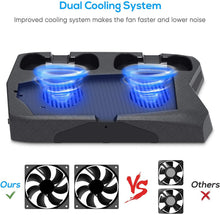 
                        
                          Load image into Gallery viewer, Vertical Charging Stand for PS5 Controllers with Cooling Fan - JOY2ESpree
                        
                      
