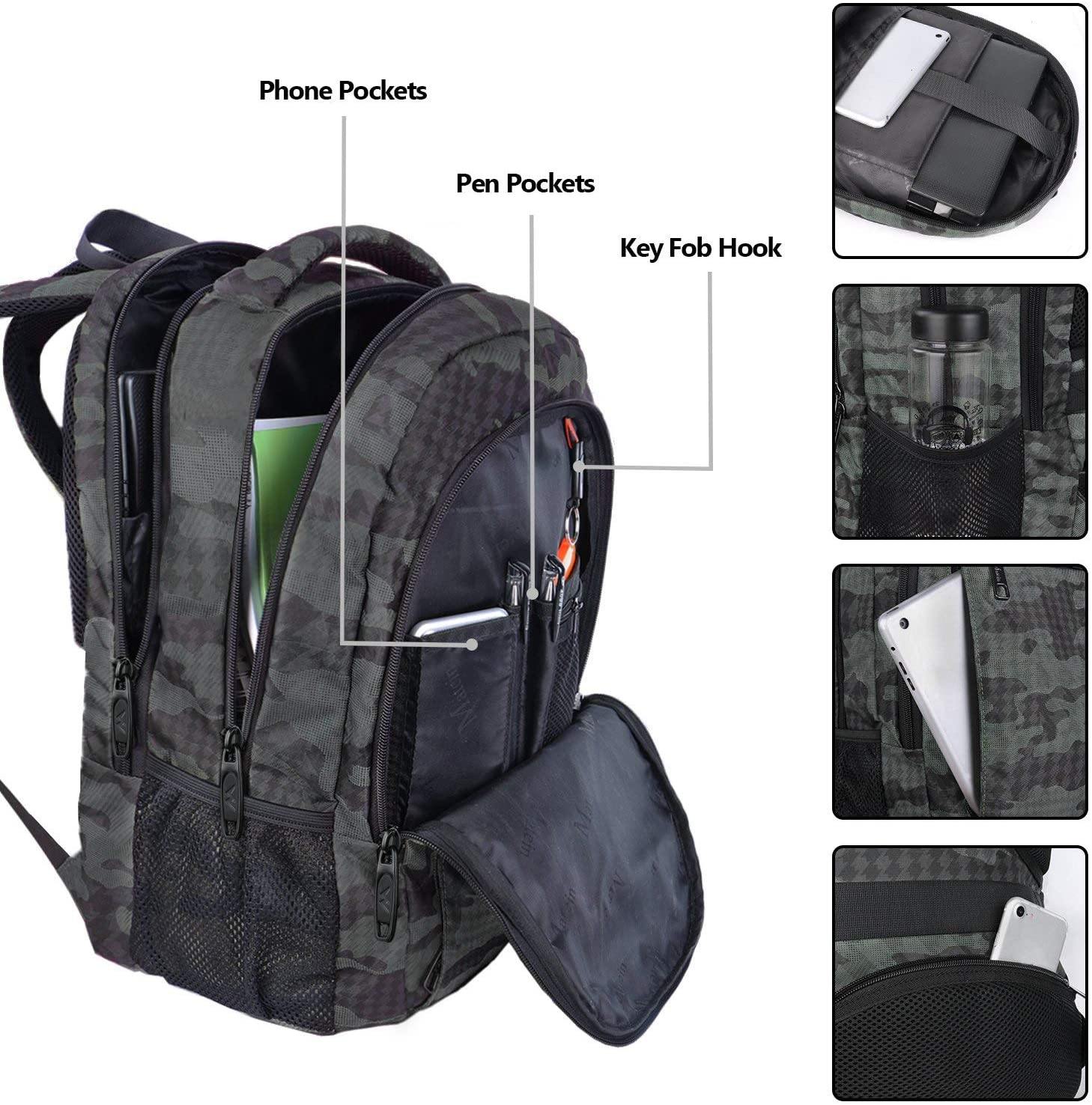 Matein Travel Laptop Backpack, Business Anti Theft Slim Durable Laptops Backpack - JOY2ESpree