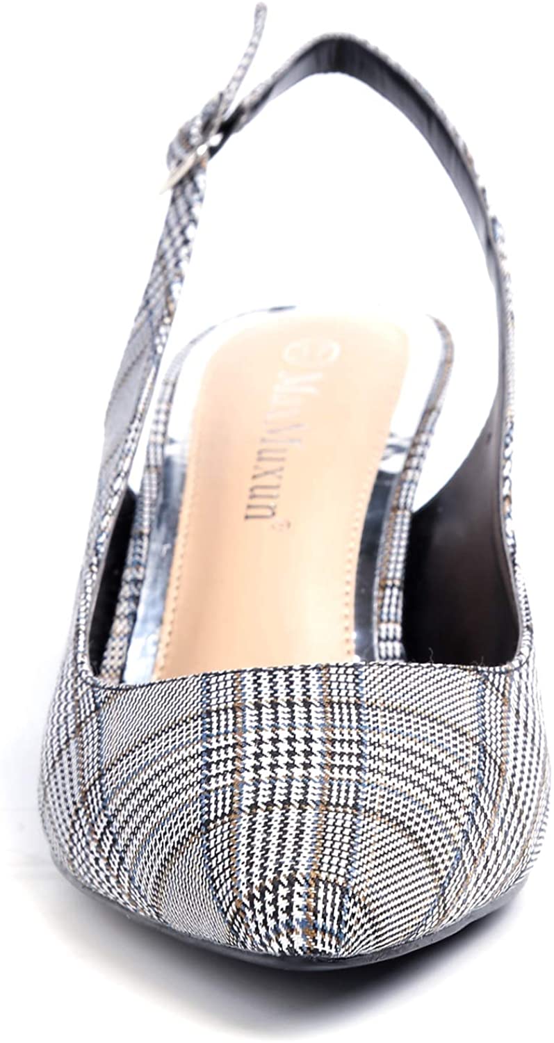 Greatonu Womens Slingback Dress Pump