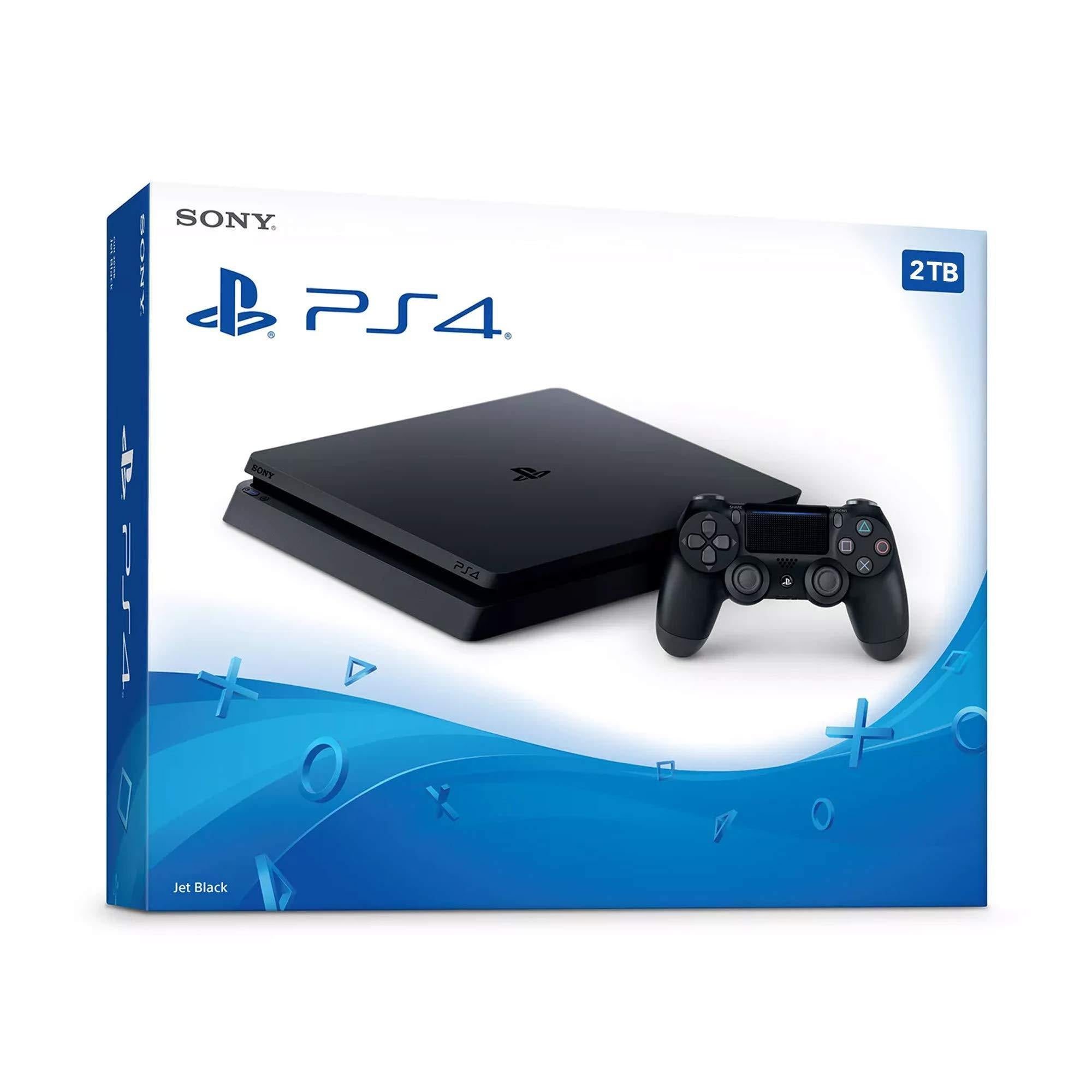 Seyted Playstation 4 Slim 2TB Console with Wireless Controller Bundle, PS4 Upgraded Console - JOY2ESpree