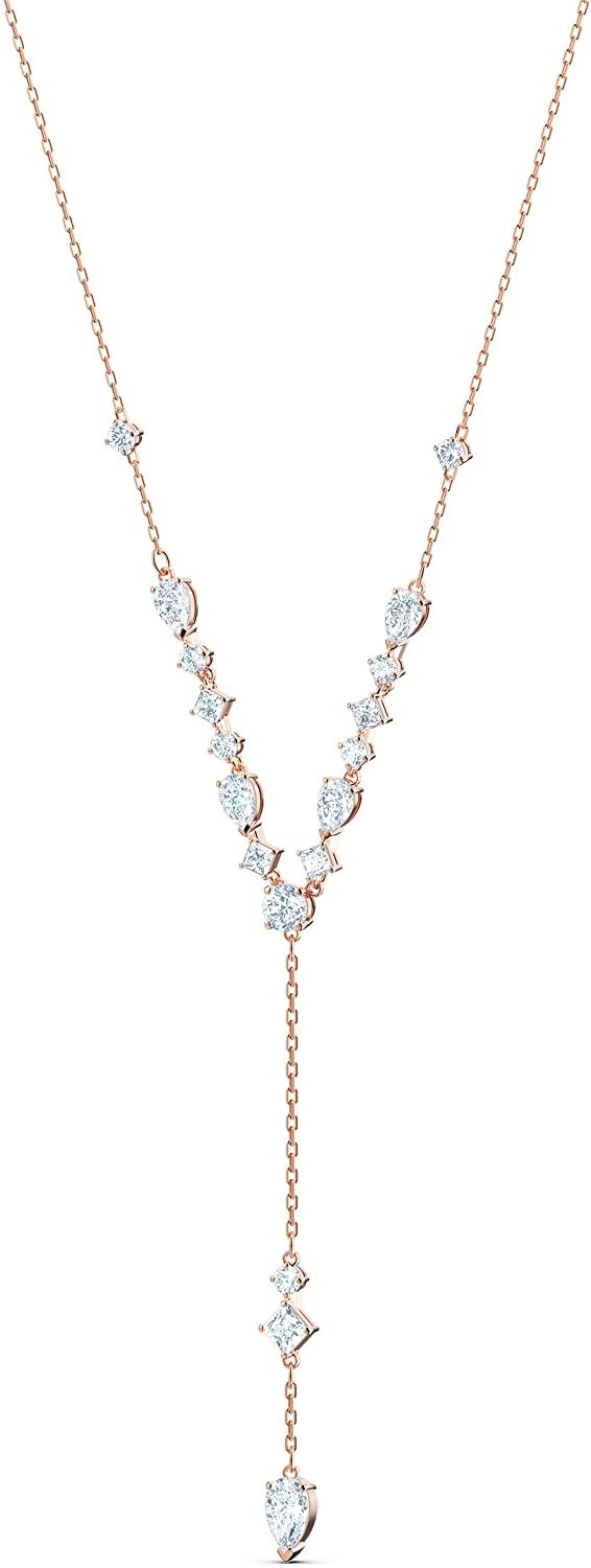 SWAROVSKI Women's Attract Jewelry Collection, Rhodium Finish, Clear Crystals - JOY2ESpree
