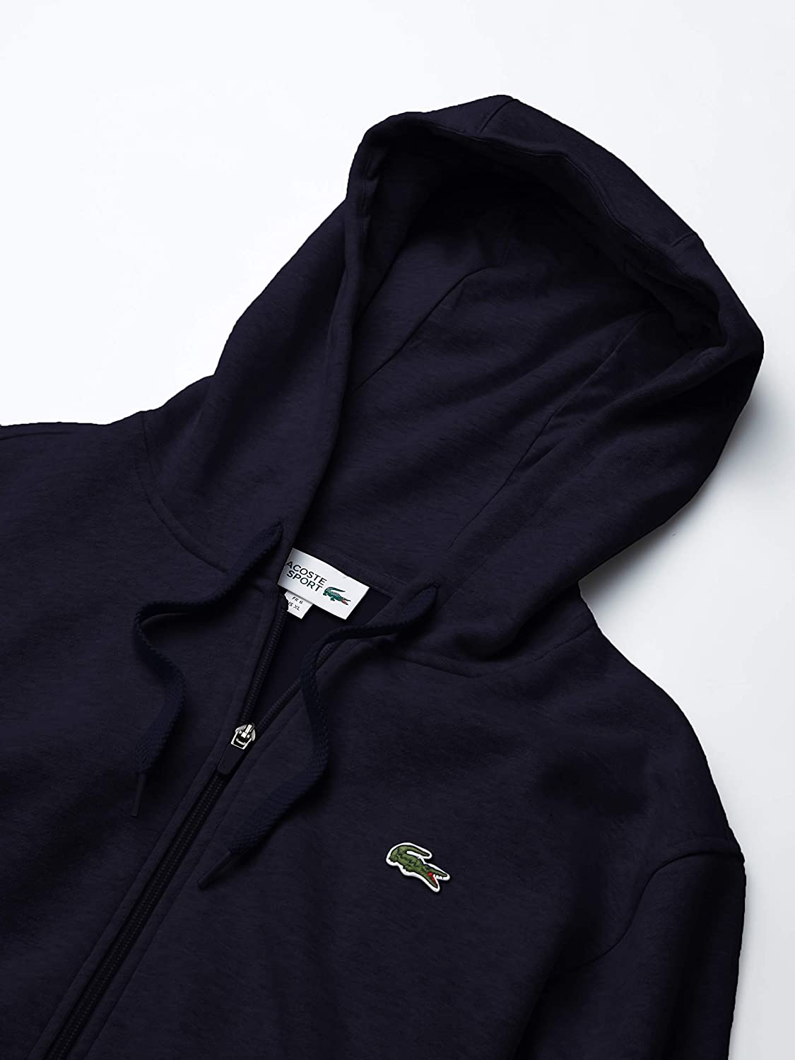 Lacoste Mens Sport Long Sleeve Fleece Full Zip Hoodie Sweatshirt