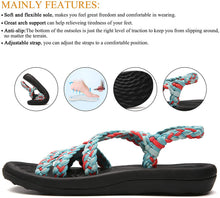 
                        
                          Muat gambar ke penampil Galeri, MEGNYA Women's Comfortable Walking Sandals with Arch Support Waterproof for Walking/Hiking/Travel/Wedding/Water Spot/Beach
                        
                      