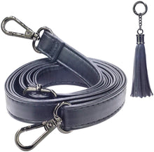 
                        
                          Muat gambar ke penampil Galeri, SUPXINJIA Leather Purse Strap Replacement - Adjustable for Handbags Crossbody or Shoulder Bags 34-59 Inch Long, 0.7 Inch Wide, Black with Gold Clasp
                        
                      