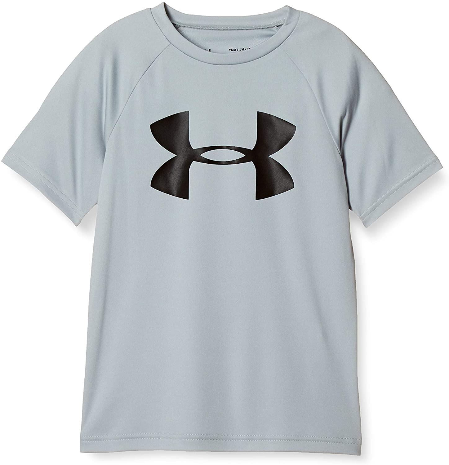 Under Armour Boys' Tech Big Logo Short Sleeve Gym T-Shirt