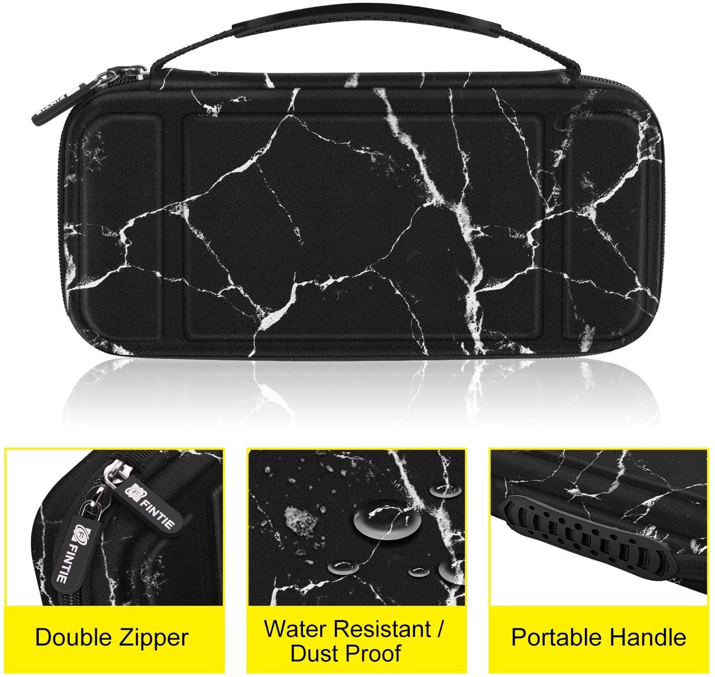 Fintie Carry Case for Nintendo Switch - [Shockproof] Hard Shell Protective Cover Travel Bag w/10 Game Card Slots - JOY2ESpree