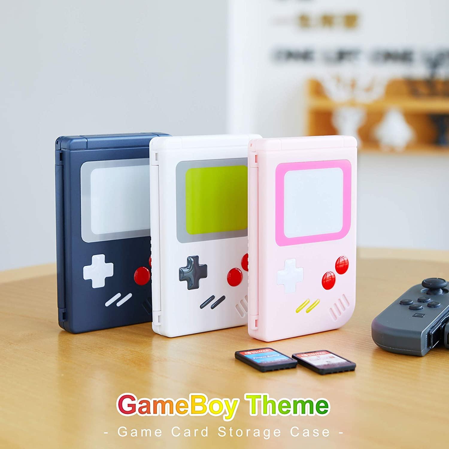LeyuSmart Game Card Case for Nintendo Switch Games,10 Slot Card & MircoSD Card Storage Holder, Small Size Slim and Portable (White) - JOY2ESpree