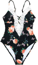 
                        
                          Muat gambar ke penampil Galeri, CUPSHE Fashion Women's Ladies Vintage Lace Bikini Sets Beach Swimwear Bathing Suit
                        
                      