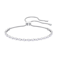 
                        
                          Load image into Gallery viewer, SWAROVSKI Women's Subtle Bracelet Jewelry Collection, Rhodium Finish, Clear Crystals - JOY2ESpree
                        
                      