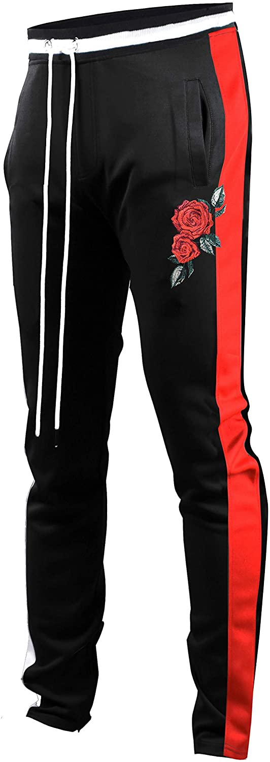 Screenshotbrand Mens Hip Hop Premium Slim Fit Track Pants
