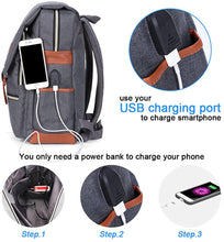 
                        
                          Muat gambar ke penampil Galeri, Modoker Vintage Laptop Backpack for Women Men,School College Backpack
                        
                      