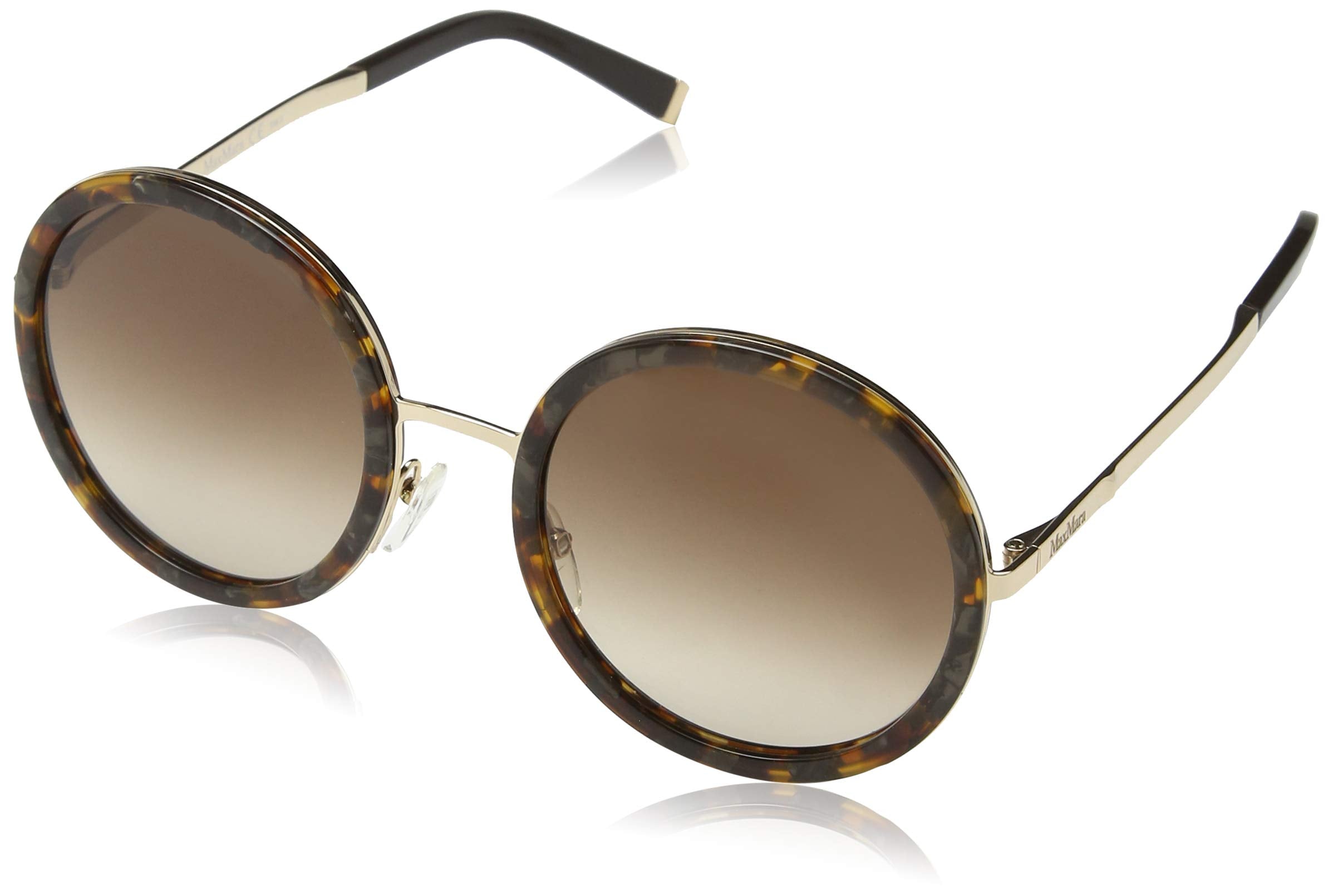 Sunglasses Max Mara Classy I/S 0NOB Gold Copper Mud/YR green gradient lens
