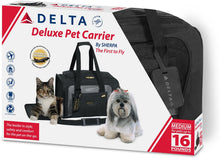 
                        
                          Cargar imagen en el visor de la galería, Sherpa Original Deluxe Airline Approved Pet Carrier, Medium, Black
                        
                      