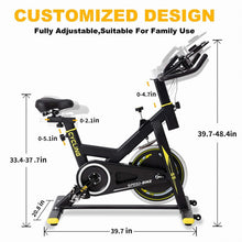 
                        
                          Muat gambar ke penampil Galeri, BINHIA Exercise Bike Indoor Cycling Bike Stationary - Cycle Bike with Ipad Mount &amp;Comfortable Seat Cushion - JOY2ESpree
                        
                      