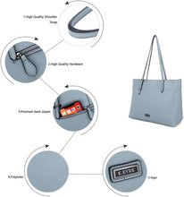 
                        
                          Cargar imagen en el visor de la galería, K.EYRE Women's Soft Faux Leather Tote Bag Purse Handbags Wallet Tote Shoulder Bag Purse Large Capacity
                        
                      