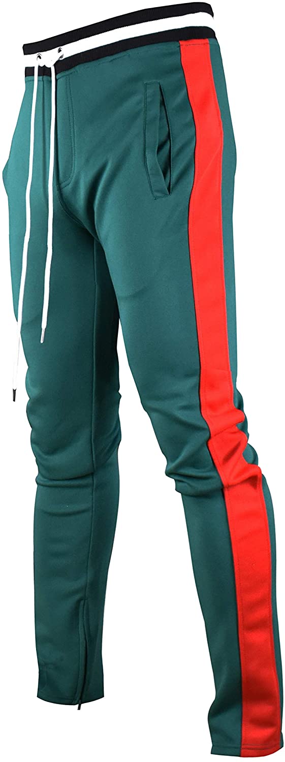 Screenshotbrand Mens Hip Hop Premium Slim Fit Track Pants