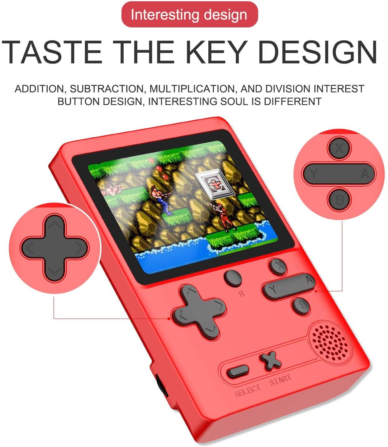 Sorlakar Retro Game Console, AV Output NES Console with Built-in 620 Classic Video Games and 2 Controllers Plug and Play for Kids and Adults (A) - JOY2ESpree