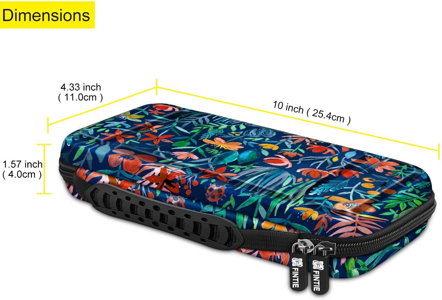 Fintie Carry Case for Nintendo Switch - [Shockproof] Hard Shell Protective Cover Travel Bag w/10 Game Card Slots - JOY2ESpree