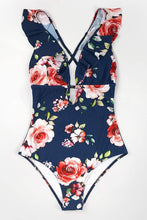
                        
                          Cargar imagen en el visor de la galería, CUPSHE Women's One Piece Swimsuit Ruffle Deep V Neck Strappy Swimwear Bathing Suits
                        
                      