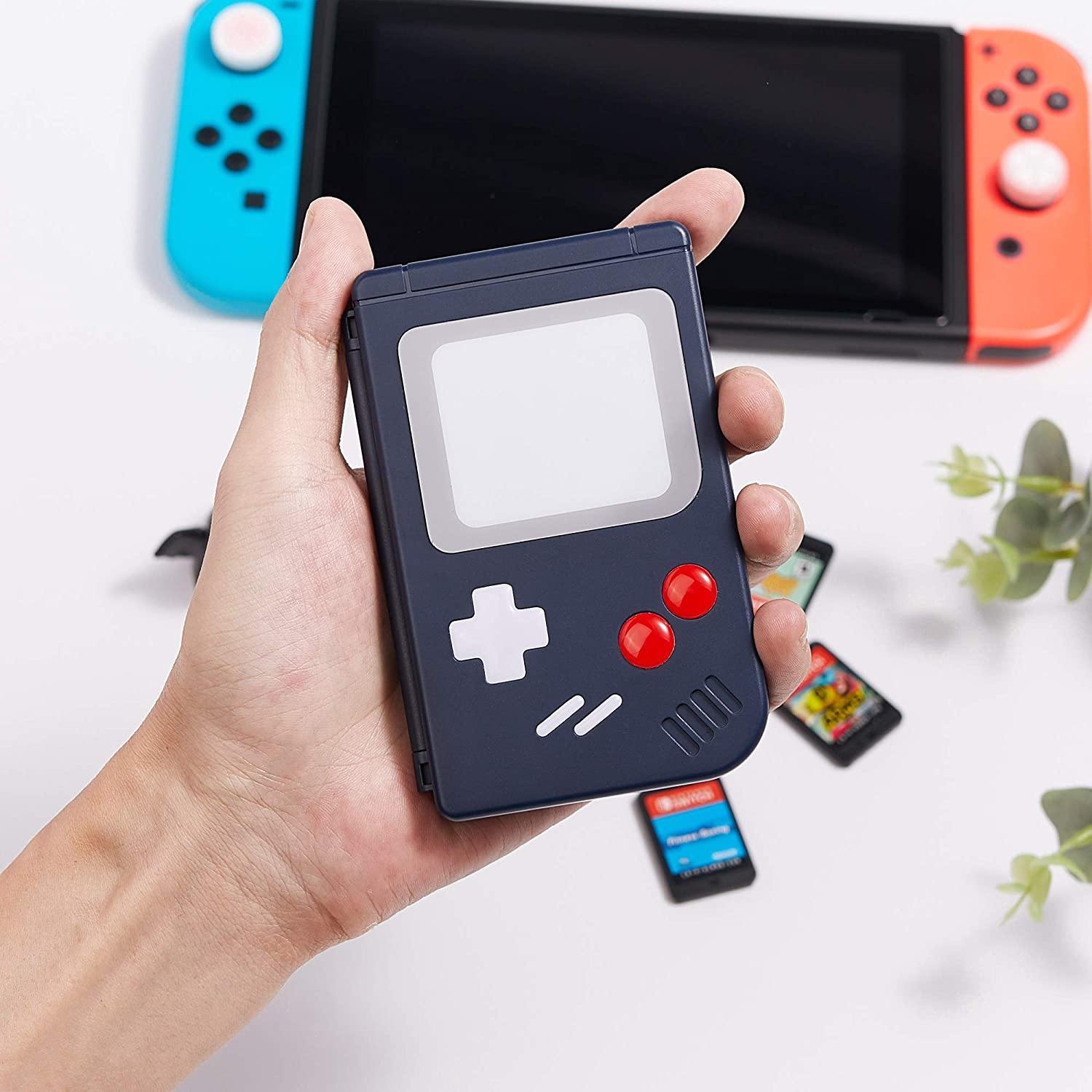 LeyuSmart Game Card Case for Nintendo Switch Games,10 Slot Card & MircoSD Card Storage Holder, Small Size Slim and Portable (White) - JOY2ESpree