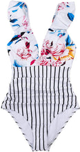 
                        
                          Muat gambar ke penampil Galeri, CUPSHE Women's V Neck One Piece Swimsuit Ruffled Lace Up Monokini
                        
                      