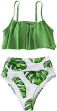
                        
                          Muat gambar ke penampil Galeri, CUPSHE Women's High Waisted Falbala Bikini Set
                        
                      