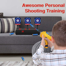 
                        
                          गैलरी व्यूवर में इमेज लोड करें, STOTOY Electronic Targets for Nerf Guns, Running Shooting Target Scoring Auto Reset Digital Targets with Track, Practice Toys with Moving and Static Modes,Toy for Kids-Boys &amp; Girls
                        
                      