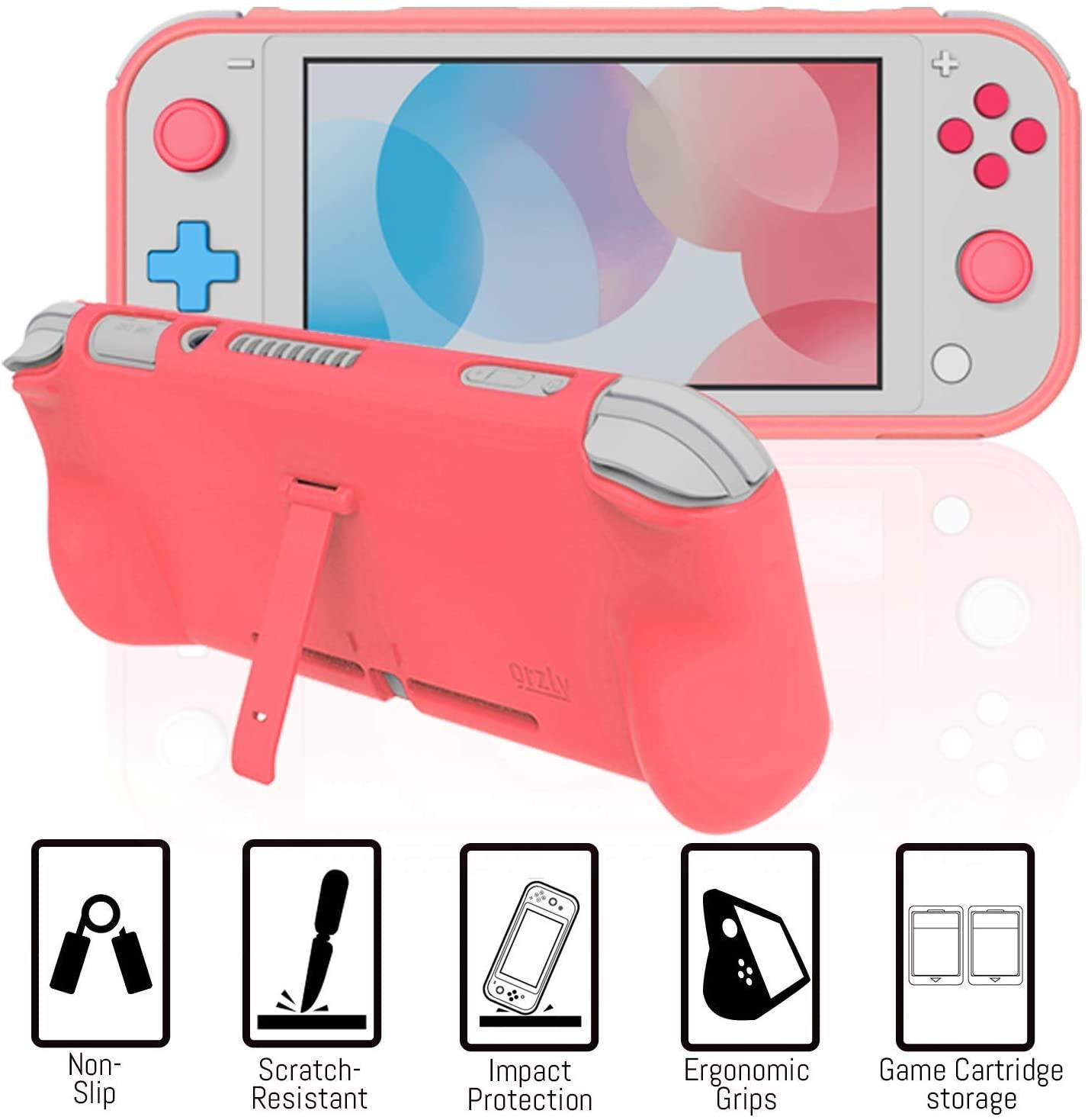 Orzly Accessories Bundle Compatible for use with Nintendo Switch Lite - JOY2ESpree
