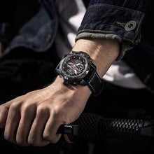 
                        
                          Load image into Gallery viewer, Reef Tiger Mens Sport Mechanical Watches with Steel Black Dial Automatic Watch Calfskin Leather Strap RGA3591
                        
                      