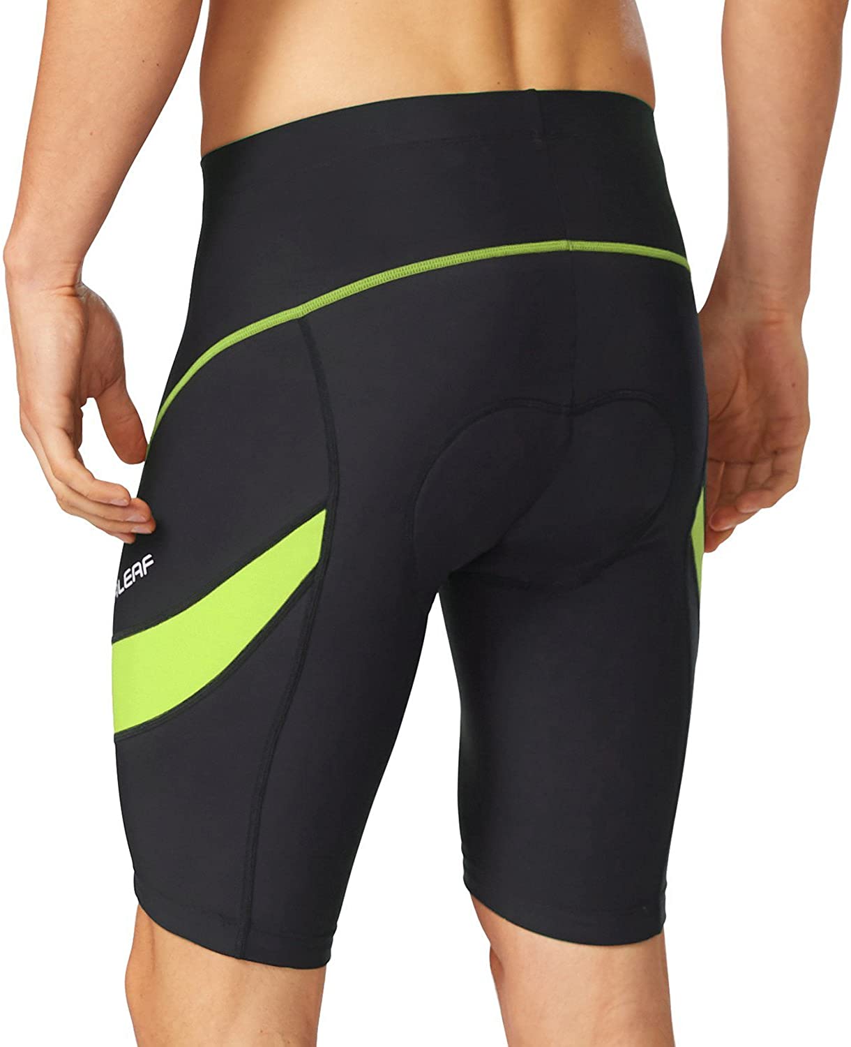 BALEAF Men's Bike Shorts Padded Cycling Bicycle Road Bike Tights Biker Pockets UPF 50+