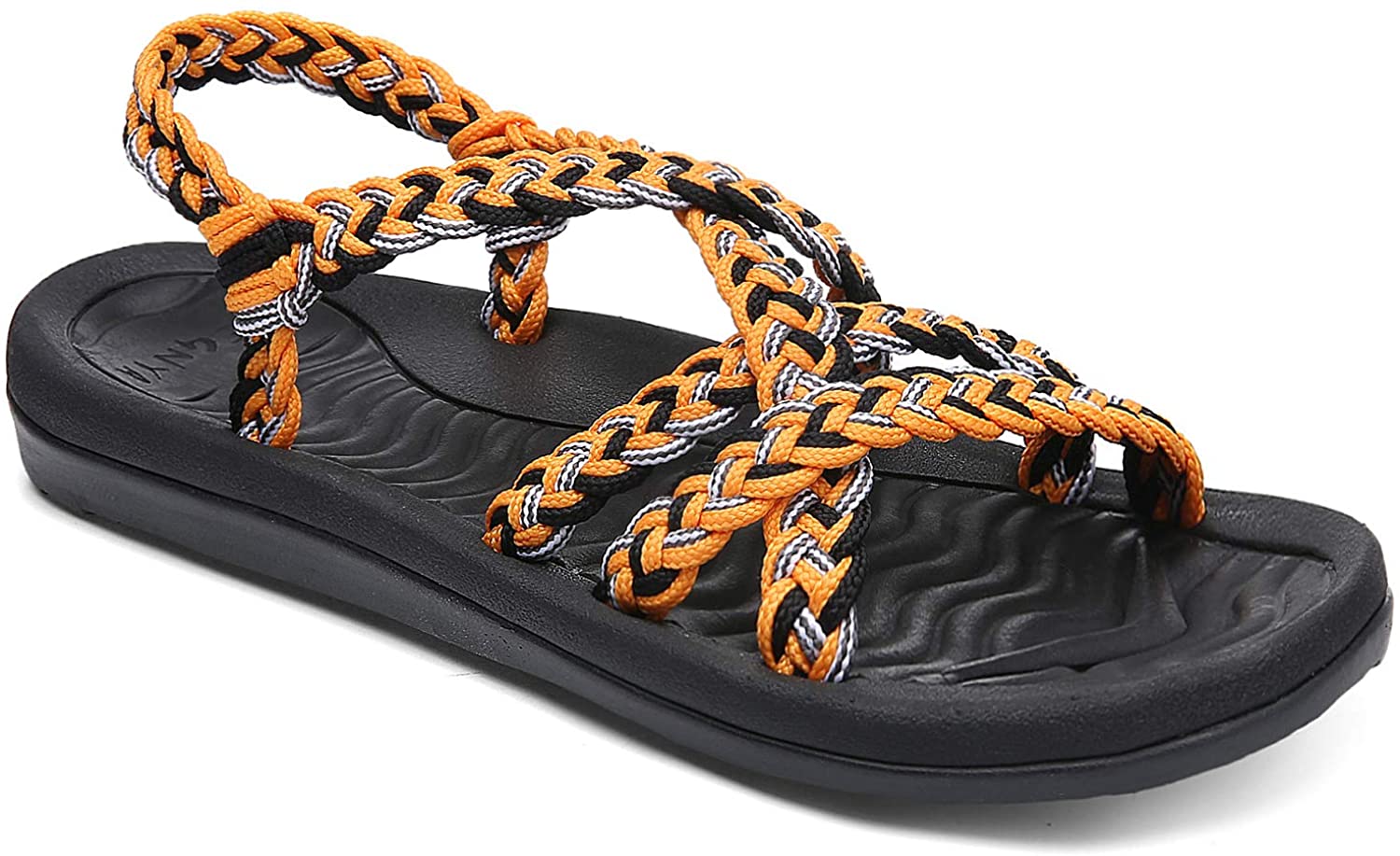 MEGNYA Women's Comfortable Walking Sandals with Arch Support Waterproof for Walking/Hiking/Travel/Wedding/Water Spot/Beach