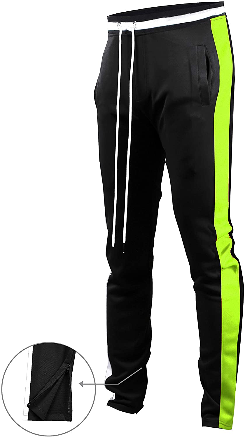Screenshotbrand Mens Hip Hop Premium Slim Fit Track Pants