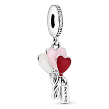 
                        
                          Load image into Gallery viewer, Pandora Jewelry Happy Bday Balloon Dangle Cubic Zirconia Charm in Sterling Silver - JOY2ESpree
                        
                      