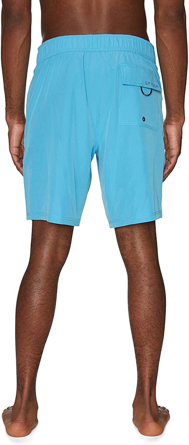 Spyder Men's 9" Laser Cut Zip Logo Hybrid Board Short