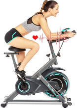 
                        
                          Cargar imagen en el visor de la galería, ANCHEER Indoor Exercise Bike, Fitness Stationary Indoor Cycling Bike Belt Drive with LCD Monitor for Home Cardio Workout Bike Training - JOY2ESpree
                        
                      