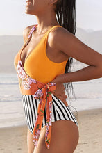
                        
                          画像をギャラリービューアに読み込む, CUPSHE Women's One Piece Swimsuit Knotted Color Block Bathing Suit
                        
                      