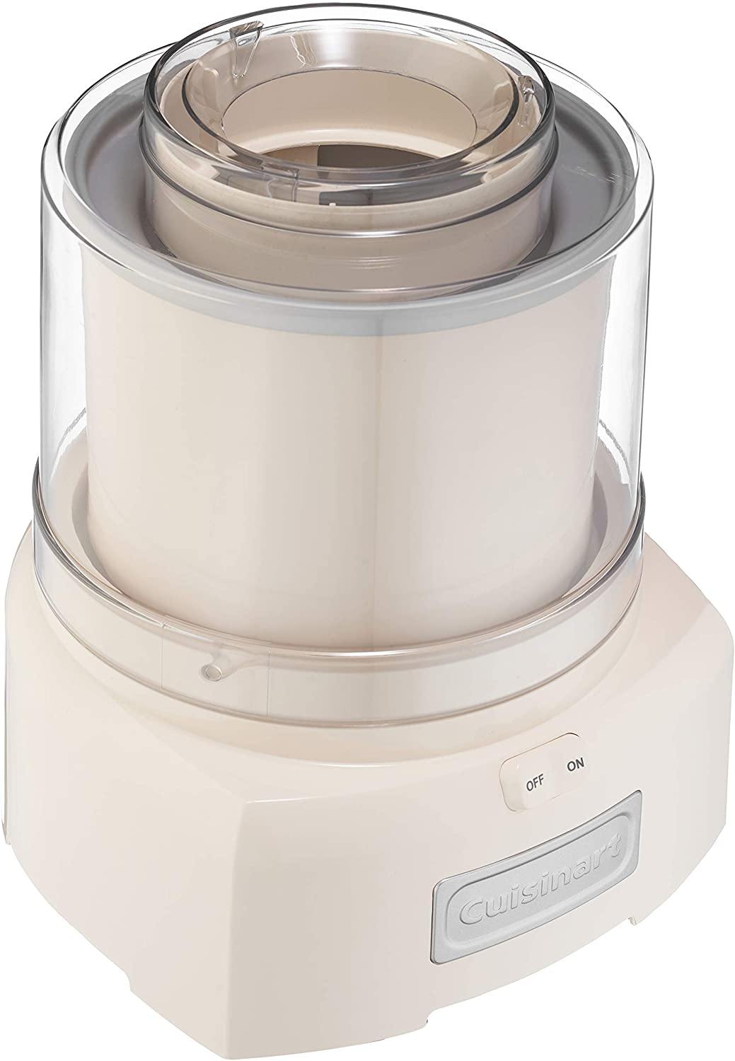 Cuisinart ICE21R Frozen Yogurt Automatic Ice Cream and Sorbet Maker,120 V, Thermoplastic, 1-1/2 qt, Red - JOY2ESpree