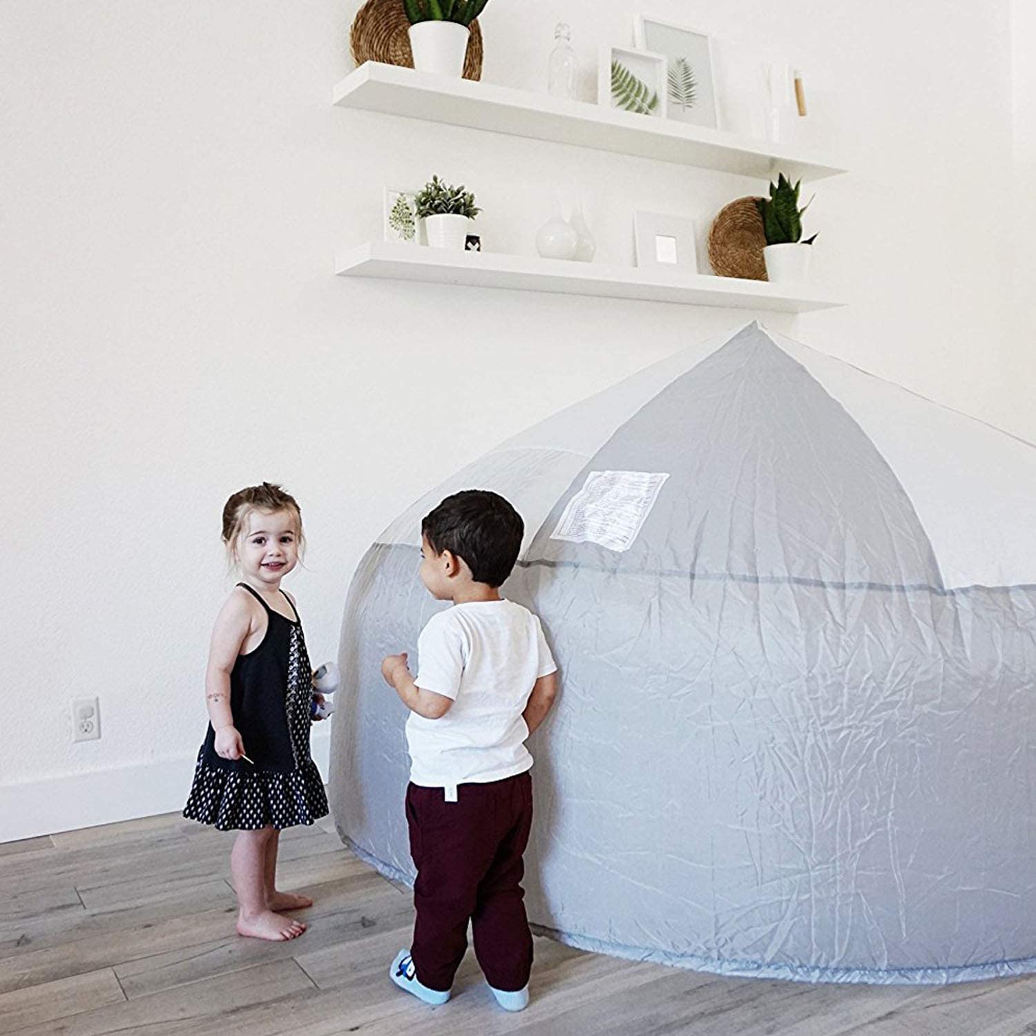 The Original AirFort Build A Fort in 30 Seconds, Inflatable Fort for Kids (Ocean Camo)
