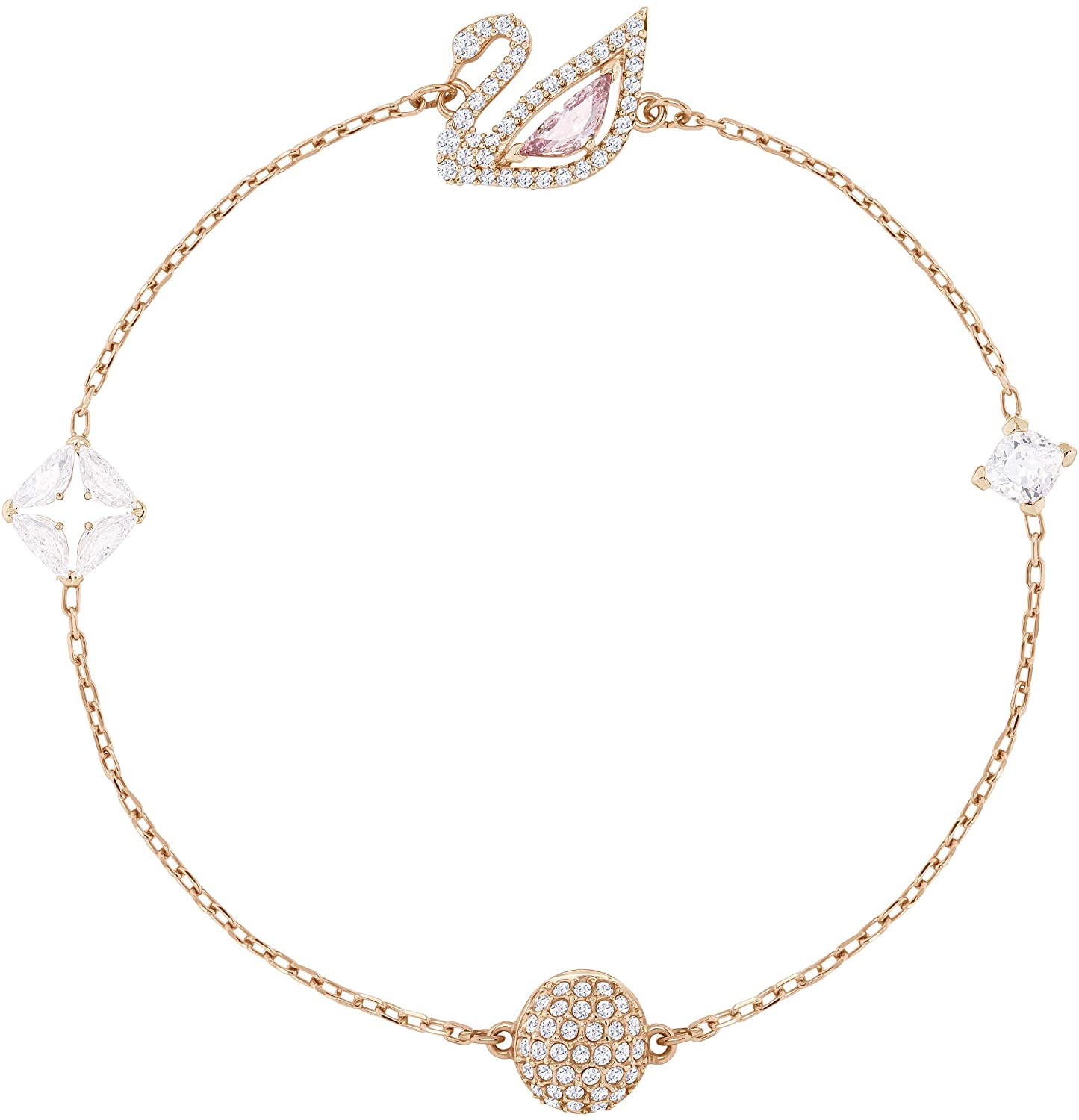SWAROVSKI Women's Dazzling Swan Crystal Jewelry Collection, Rose-Gold Finish - JOY2ESpree