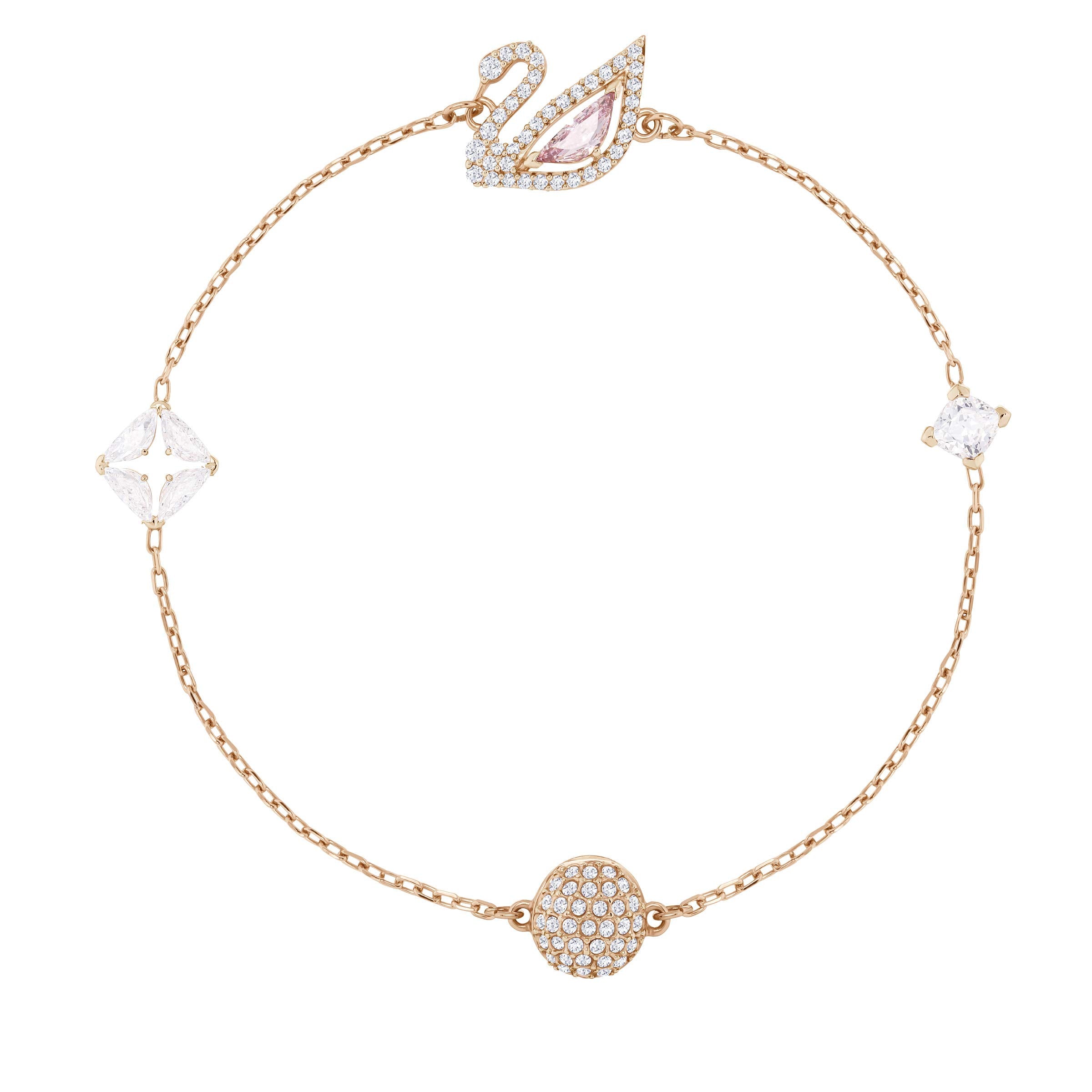 SWAROVSKI Women's Dazzling Swan Crystal Jewelry Collection, Rose-Gold Finish - JOY2ESpree