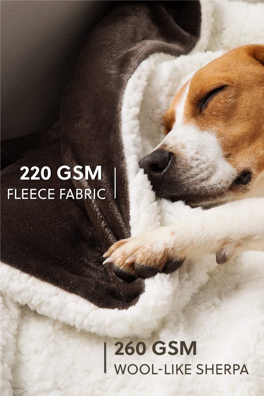 Bedsure Sherpa Fleece Blanket Throw Size Navy Lightweight Super Soft Cozy Luxury Bed Blanket Microfiber