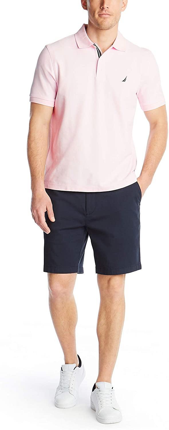 Nautica Men's Classic Short Sleeve Solid Polo Shirt - JOY2ESpree