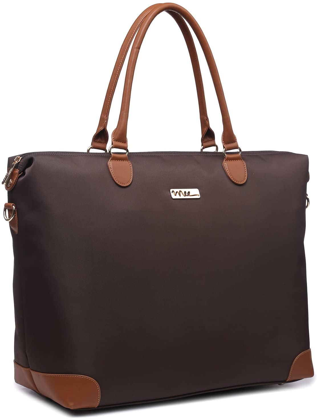 NNEE Large Oversized Water Resistance Nylon Tote Bag With Multiple Pocket Design (Navy)