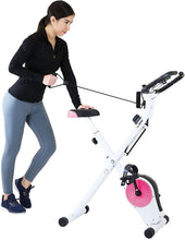 
                        
                          將圖片載入圖庫檢視器 Xspec Indoor Foldable Stationary Upright Exercise Cardio Workout Cycling Bike with 16-Level Resistance, Magenta/Lime - JOY2ESpree
                        
                      
